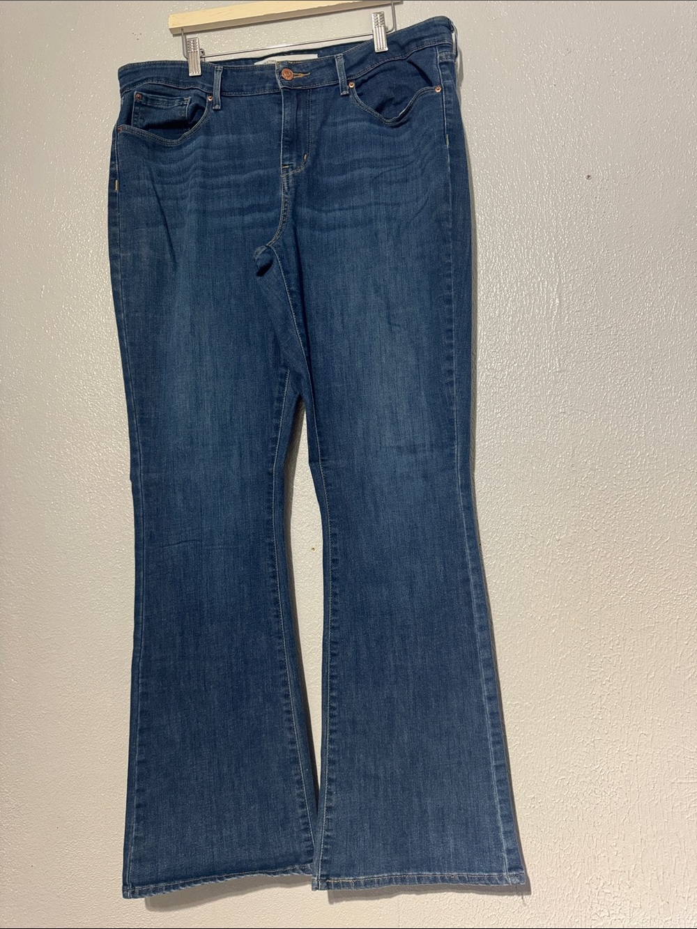 Signature by Levi Strauss Mid Rise Bootcut Jeans 14L Long Tall
